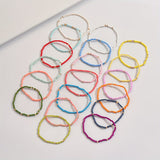 Boho mehrfarbiges Perlen-Armband-Set