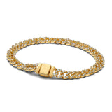 Pavé Kubanisches Armband | Gold