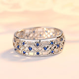 Saphir Filigran-Traum-Ring