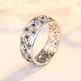 Saphir Filigran-Traum-Ring