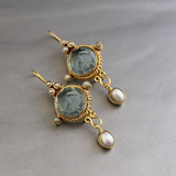 Merena Vintage Perlen-Ohrringe