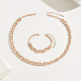 Elegantes Strass-Fischschwanz-Set