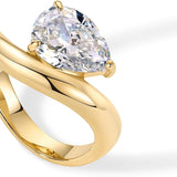 Gewellter Versprechensring | Gold