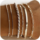 Isabella Vernetta Armband-Set | Weißgold