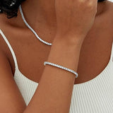 Tennisarmband | Weißgold