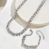 Elegantes Glas-Strass Fischschwanz-Set - Haller