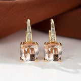 Mystische Saphir-Stein-Creolen | Gold