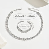 Elegantes Glas-Strass Fischschwanz-Set - Haller