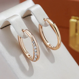 Schicke goldene Creolen - Haller