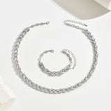 Elegantes Glas-Strass Fischschwanz-Set - Haller