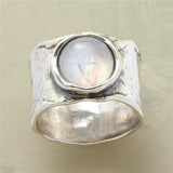 Mondstein Boho-Ring