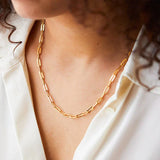 Archen elegante Ketten-Halskette | Gold