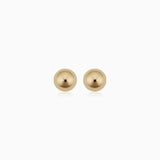 Ball-Ohrstecker | Weißgold
