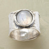 Boho Ring mit Mondstein - Haller