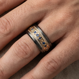 Goldener Unendlichkeitsring im Vintage Stil