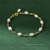 Barock-Perlen-Strang-Armband