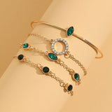Champs Smaragd Armband-Set
