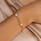 Zeitloses Perlenketten-Armband