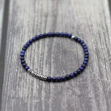 Zeitloses Lavastein-Armband