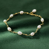 Barock-Perlen-Strang-Armband
