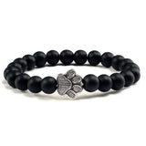 Bequemes Pfoten-Perlen-Armband