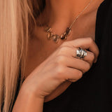 Bliss - Breiter Vintage Silberring
