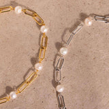 Zeitloses Perlenketten-Armband