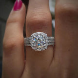 Clarinda Vellori Ring | Weißgold