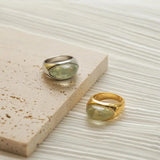 Einzigartiger Naturstein-Ring