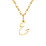 Herz-Initial-Halskette | Gold