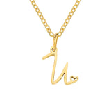 Herz-Initial-Halskette | Gold