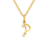 Herz-Initial-Halskette | Gold