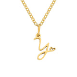 Herz-Initial-Halskette | Gold
