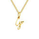 Herz-Initial-Halskette | Gold