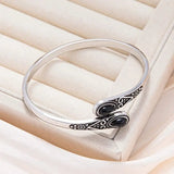 Vintage Armband mit bunten Edelsteinen und Tribal-Design