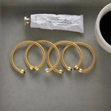 Vintage verstellbares Gold-Stein-Armband