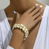 Elegantes Türkis-Gold-Armband