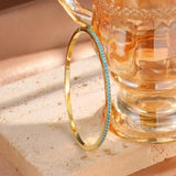 Goldenes Türkis-Stein-Armband