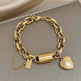 Goldenes massives Armband