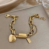 Goldenes massives Armband