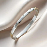 Zeitloses goldenes Zirkonia Armband