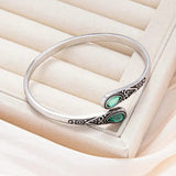 Vintage Armband mit bunten Edelsteinen und Tribal-Design