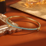Goldenes Türkis-Stein-Armband