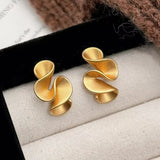 Blüten-Ohrstecker aus Sterlingsilber mit 18K Gold - Haller