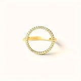 Runder Zirkonia Ring