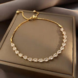 Verstellbares geometrisches Stein-Armband