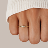 Love - Kristall-Herz-Ring