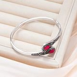 Vintage Armband mit bunten Edelsteinen und Tribal-Design
