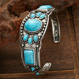 Vintage Boho Türkis-Armreif