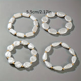 Perlen-Statement-Armband 4er-Set